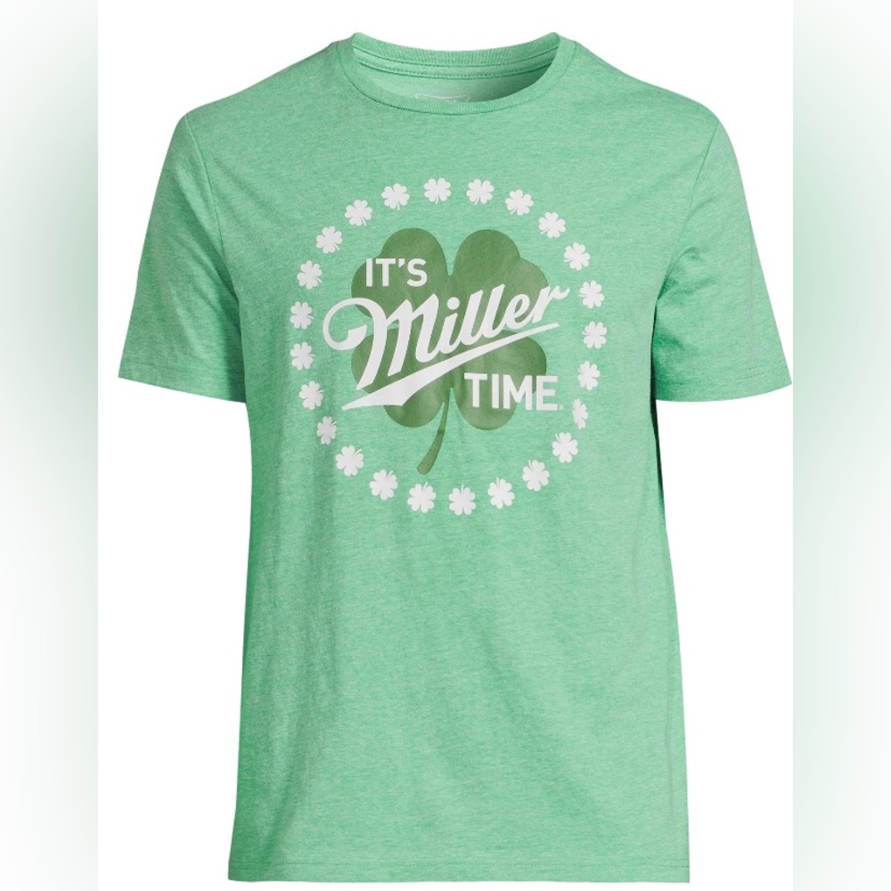 Miller Men's Saint Patrick's Day Graphic Tee with Short Sleeves